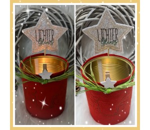 Stickserie ITH - 17 Blumenstecker Xmas